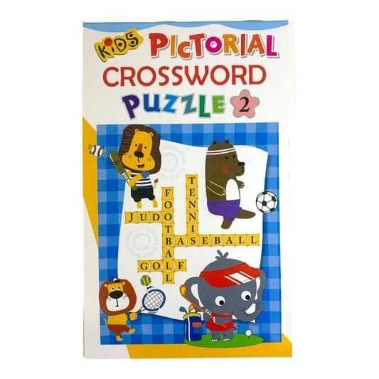 Sawan Kids Pictoral Crossword Puzzle 2 || دفتر نشاطات الاطفال بازل الكلمات المتقاطعة 2 - مكتبة اكسبريس الكويت