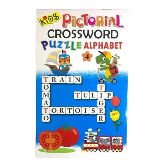 Sawan Kids Pictoral Crossword Puzzle 4 || دفتر نشاطات الاطفال بازل الكلمات المتقاطعة 4 - مكتبة اكسبريس الكويت