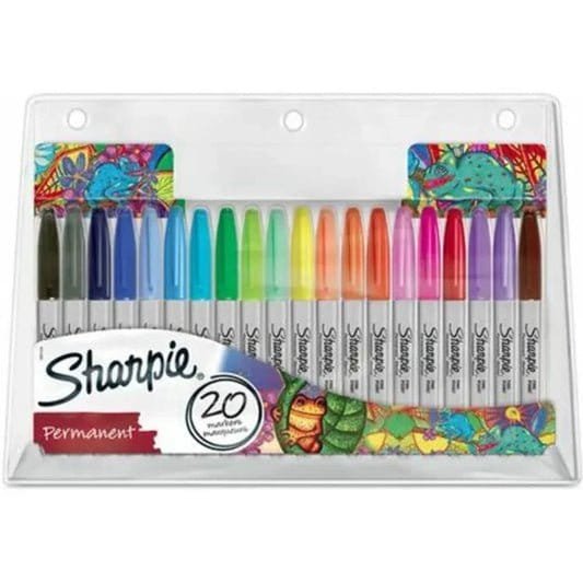 Sharpie 20 Color Marker Set || مجموعة الوان ماركرز شاربي 20 لون - مكتبة اكسبريس الكويت