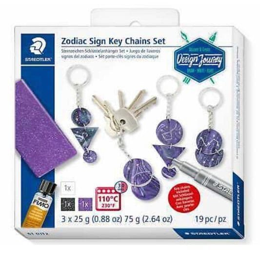 Staedtler Design Journey Zodiac Sign Key Chains Set ||| مجموعة الرسم على علاقات المفاتيح ستدلر - مكتبة اكسبريس الكويت