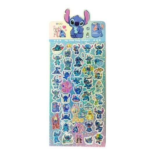 Stitch Glitter Stickers || ستيكرات ستيتش قلتر - مكتبة اكسبريس الكويت