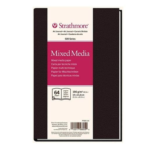 Strathmore Mixed Media A5 Size || A5 دفتر ستراثمور ميكس ميديا حجم⁩ - مكتبة اكسبريس الكويت