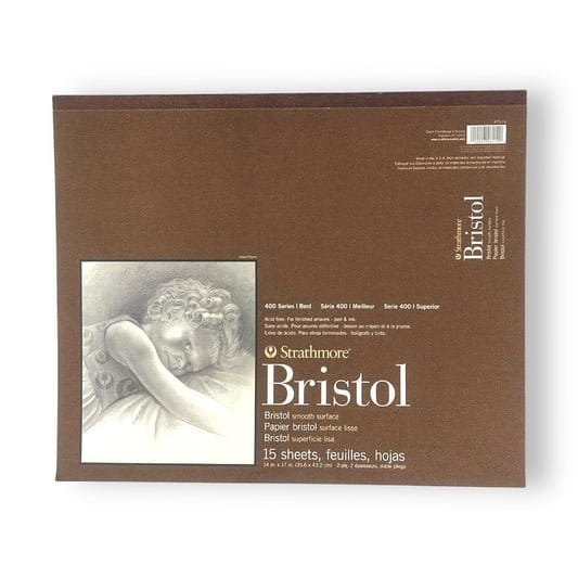 Strathmore Sketch Pad Bristol 14*17 || كراسة رسم ستراثمور بريستول ١٤*١٧ - مكتبة اكسبريس الكويت