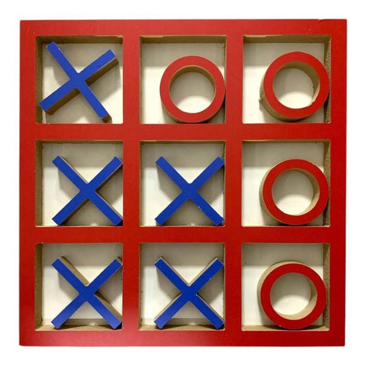 Tik Tak Toe Red Color Board Game || لعبة اكس او لون احمر - مكتبة اكسبريس الكويت
