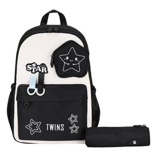 Twins Back to School Backpack Set 2 Pcs  11 || مجموعة العودة الى المدرسة توينز ٢ قطعة جنطة ظهر و مقلمة 11 - مكتبة اكسبريس الكويت