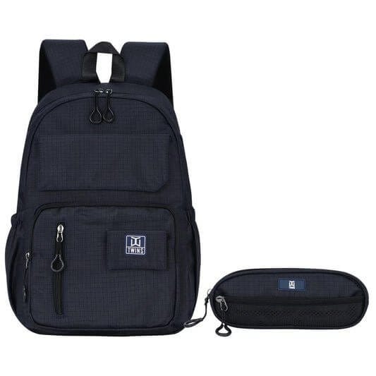 Twins Back to School Backpack Set 2 Pcs  25 || مجموعة العودة الى المدرسة توينز ٢ قطعة جنطة ظهر و مقلمة 25 - مكتبة اكسبريس الكويت
