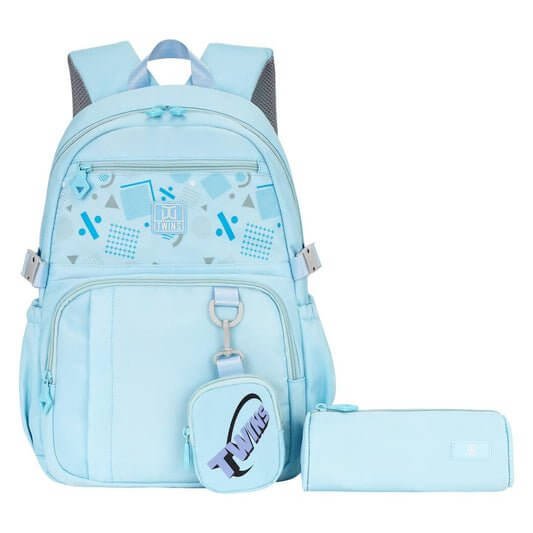 Twins Back to School Backpack Set 2 Pcs 7 || مجموعة العودة الى المدرسة توينز ٢ قطعة جنطة ظهر و مقلمة 7 - مكتبة اكسبريس الكويت