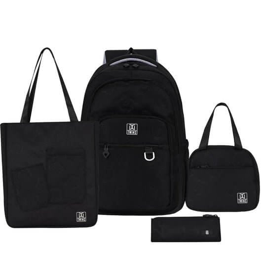 Twins Back to School Backpack Set 4 Pcs || مجموعة العودة الى المدرسة طقم ٤ قطع جنطة طهر و مقلمة و شنطة اكل و حقيبة رياضة 22 - مكتبة اكسبريس الكويت