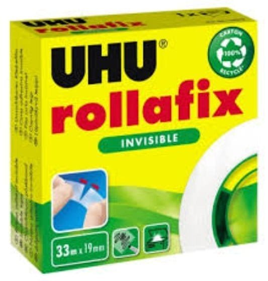 UHU Rollafix INVISIBLE Tape || تيب يوهو شفاف سهل القطع - مكتبة اكسبريس الكويت