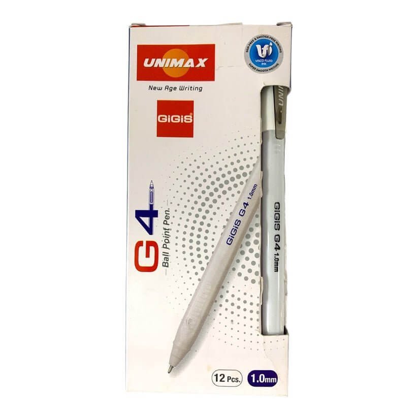 Unimax Black Pens Pack 12 Pcs || باكيت اقلام حبر لون اسود يونيماكس ١٢ حبة - مكتبة اكسبريس الكويت