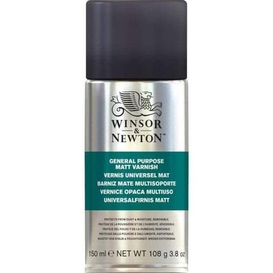 Winsor & Newton Professional Gloss Varnish || ورنيش سبراي لامع اكريليك و زيتي ونسر اند نيوتن - مكتبة اكسبريس الكويت